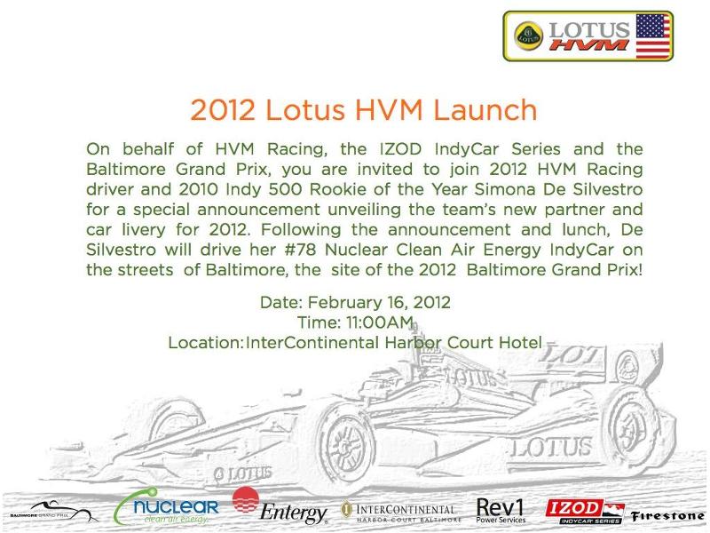 HVM Racing 2012 Launch